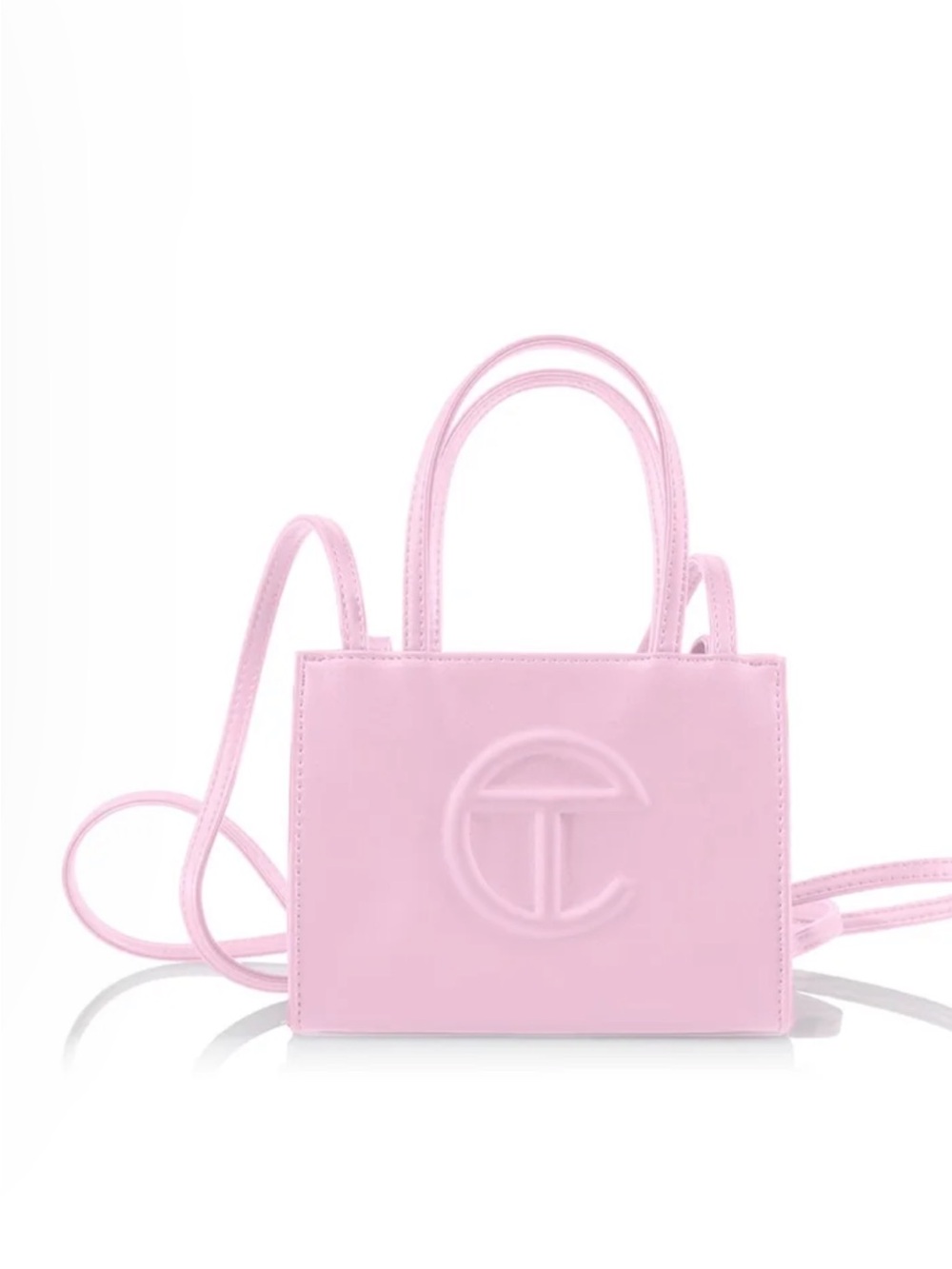 Telfar Mini Shopping Bag in Light Pink